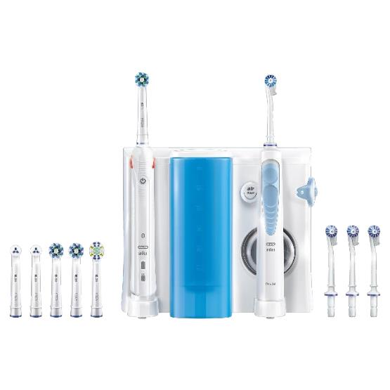 BRAUN Kit spazzolino e idropulsore Oral-B Pro 5000 + Oxyjet (OC601)